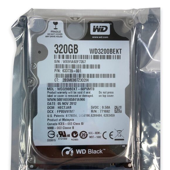 2-PACK Hard Drive Bundle: 9CZ112-160, 633739-001 - *SEE CONDITION - NOT TESTED* - Picture 4 of 11